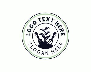 Shovel - Garden Planting Plant logo design