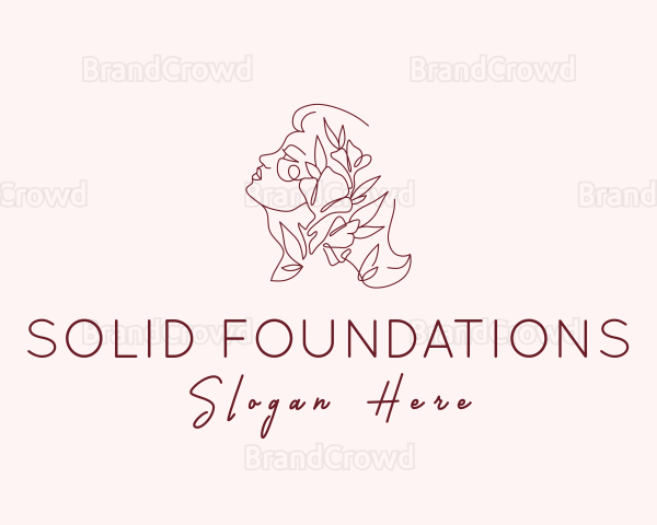 Elegant Feminine Flower Logo