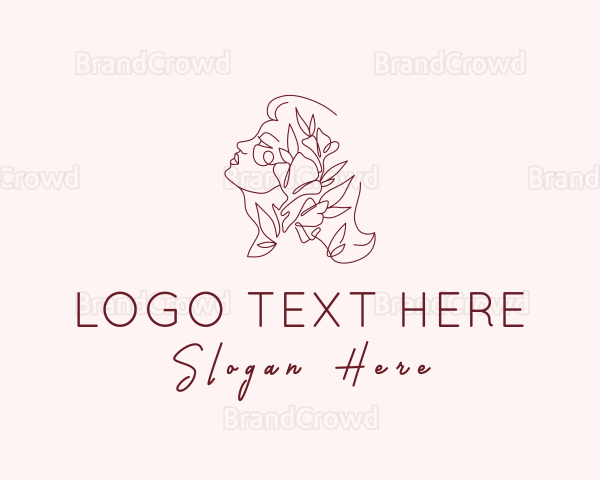 Elegant Feminine Flower Logo