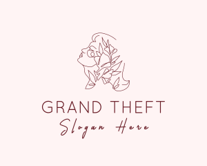 Elegant Feminine Flower Logo