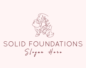 Elegant Feminine Flower Logo