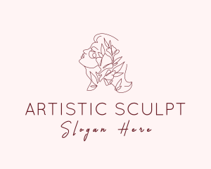 Elegant Feminine Flower logo design