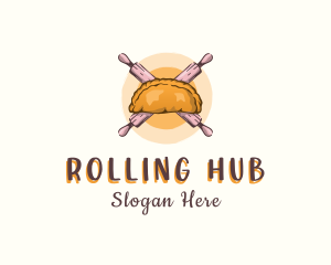 Rolling Pin Empanada Baking logo design