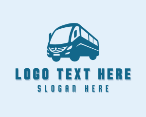 Shuttle Bus - Tour Bus Vehicle logo design
