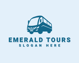 Tour Bus Vehicle logo design