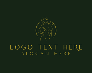 Nude - Beauty Sexy Woman logo design