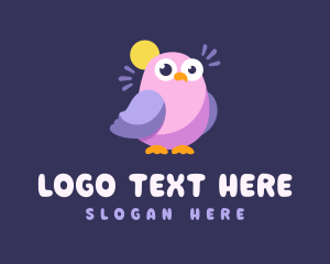 Playful - Cute Playful Dove logo design