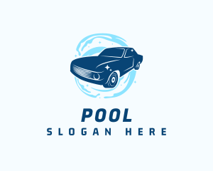 Aqua - Car Splash Clean logo design