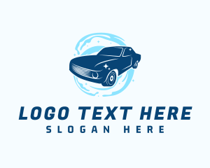 Washing - Car Splash Clean logo design