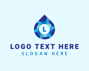 Water Sanitation Liquid  Logo