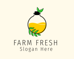 Fresh Perfume Bottle  logo design