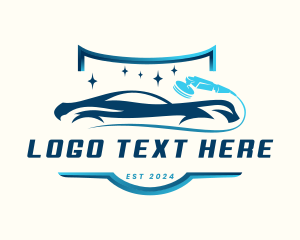 Clean - Auto Car Detailing logo design