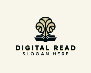 Ebook - Educational Learning Book logo design