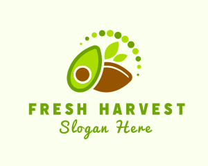 Farm To Table - Avocado Fruit Farm logo design