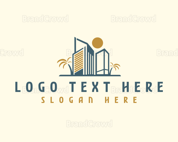 Beach Resort Hotel Logo