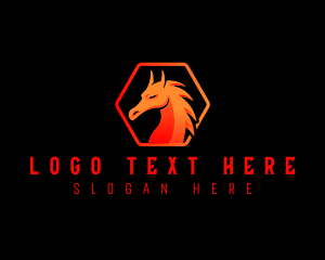Wyvern - Beast Dragon Gaming logo design