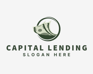 Lending - Cash Money Currency Exchange logo design