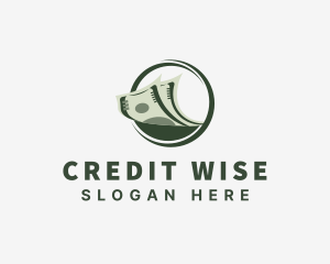 Credit - Cash Money Currency Exchange logo design