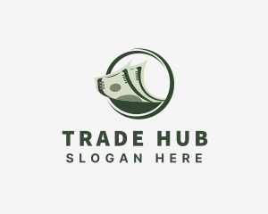 Exchange - Cash Money Currency Exchange logo design