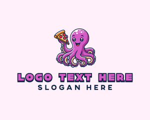 Italian Pizza - Octopus Pizza Bistro logo design