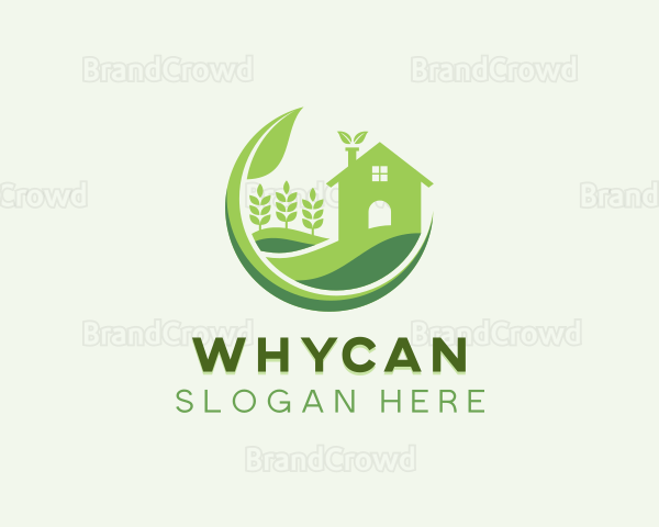 Eco Friendly House Gardening Logo