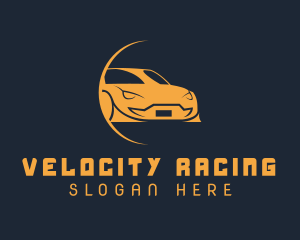 Orange Car Race logo design