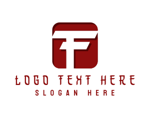 Digital Generic Company Letter F logo design