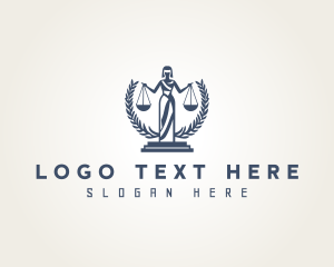 Balance - Abstract Legal Justice Statue logo design