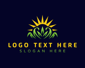 Landscaping - Lawn Grass Landscaping logo design