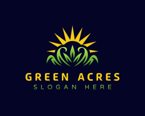 Grass - Lawn Grass Landscaping logo design