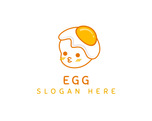 Cute Egg Baby logo design