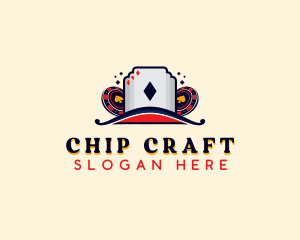 Poker Casino Gambler logo design