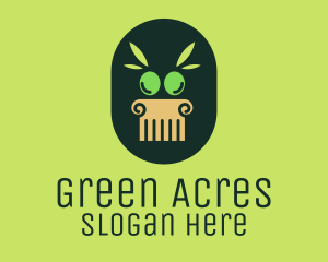 Greek Green Olives Logo