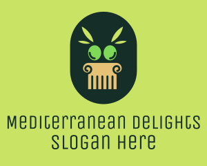 Mediterranean - Greek Green Olives logo design
