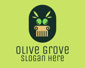 Greece - Greek Green Olives logo design