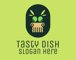 Dish - Greek Green Olives logo design