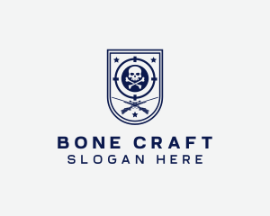 Bones - Target Sniper Rifle logo design