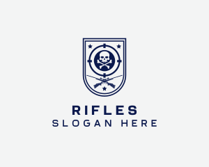 Target Sniper Rifle logo design