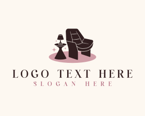 Chair Lamp Furniture Logo