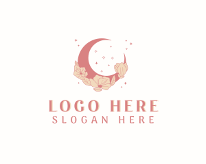 Boutique - Floral Moon Boutique logo design