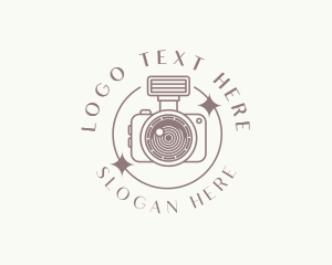 Simple Camera Photography Logo