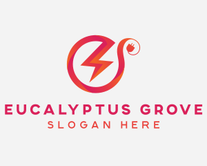 Electric Lightning Plug logo design