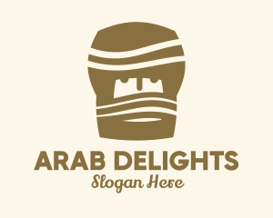 Arab - Desert Turban Man logo design