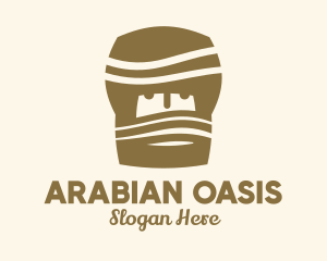 Arabian - Desert Turban Man logo design