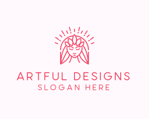 Female Hair Salon logo design