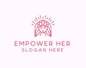 Female Hair Salon logo design