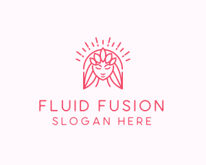 Female Hair Salon logo design