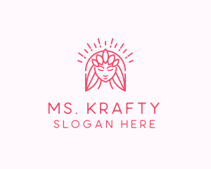 Facial Care - Female Hair Salon logo design