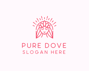 Female Hair Salon logo design