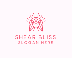 Female Hair Salon logo design